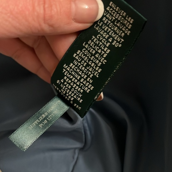 Ralph Lauren Puffer Down Jacket light blue color Sz M - Picture 9 of 10